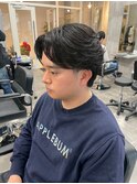 毛流れパーマ