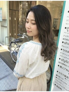 アッシュ 川崎店(Ash) グラデーションカラー グレージュ ブリーチあり
