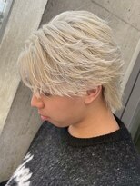 アウラ(AURA) 盛岡メンズカットメンズパーマセンターパートスパイキーショート