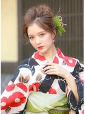 成人式☆卒業式★着物ゆるアップヘアセット