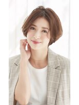 ミチオ ノザワ ヘアサロン ギンザ(Michio Nozawa HAIR SALON Ginza)&nbsp;エアリーショートボブ×ひし形シルエット【瀧上丈司】