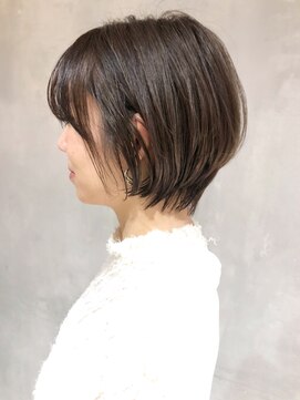 アルバム 渋谷パルコ(ALBUM) まるみショート_外ハネボブアッシュブラウンネオウルフ_ba273451