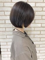 ショート/ボブ【厚めバング/大人可愛い/スリークボブ】江角