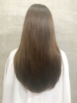 美容室 ファクト(fact)&nbsp;大人かわいい☆乾かすだけ◎艶感ストレート×透明感カラー