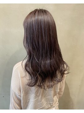 シェノン 西梅田(CHAINON) ハイトーンカラー×ラベンダーカラー×くびれヘア