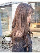 ルーヴェ(LOWE) 【LOWE彩乃】ハイライト2020春カラー柔らかいグレージュ