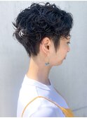 【morio池袋】パーマ刈り上げマッシュショート♪