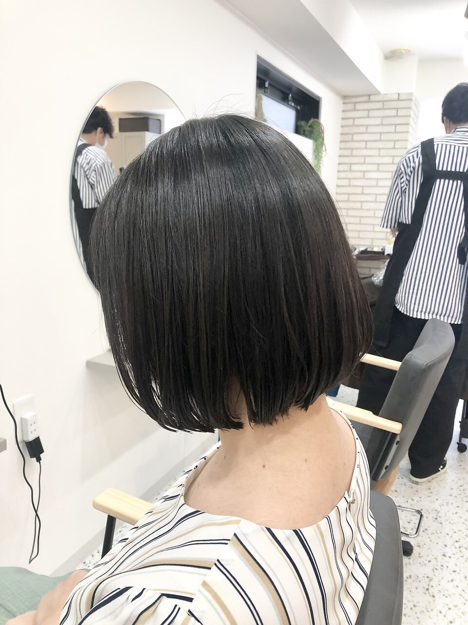 ヘアドネーションして似合わせ小顔ショートヘア/ボブ 銀座駅