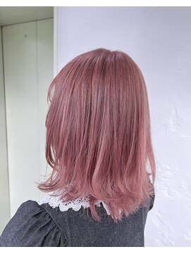 ピチカート パクト(pizzicato pacto) ホワイトピンクカラー　ミディアムレイヤー