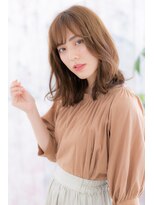 ミック ヘアアンドメイク アップ 駒込店(miq Hair&Make up) くせ毛風ゆるふわウェーブ大人かわいいくびれヘアc1