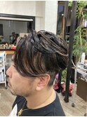 メンズ似合わせカット+ハイライト