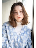 マグノリア オモテサンドウ(MAGNOLiA Omotesando) ほつれる質感の抜け感ショコラベージュワンカールパーマ・・KAYO