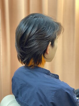 ヘアーエステ グランツエッセ(hair esthe GlanzEsse) イヤリングカラー『オレンジ色』