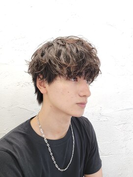 フィフス 原宿(fifth) ツイストスパイラルパーマツーブロックマッシュショートレイヤー