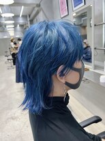 テトヘアー(teto hair) ウルフ　ペール　ブルー