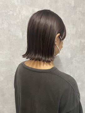 シールドヘアプロデュース(C’LD hair produce) 【 C’LD 】お客様スタイル_バッサリカット！こなれ外ハネバブ