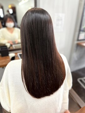 ネウィ ハウオリ 札幌駅前(newi hau'oli) 艶さら×ストレート/髪質改善トリートメント