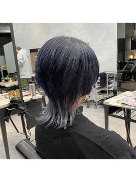 エレナ(elena) ブルーブラック×シルバー