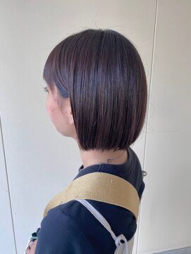 カシェ リタ ヘアー(CACHE'&RITA HAIR) ツヤ感◯ボブ◯丸みボブ◯こっくりカラー◯ブラウン