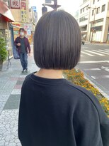 ボアップ(boappu)&nbsp;#ボブ#グレーカラー#ぷつっとボブ#グレージュ