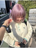 ピンクパープル×ハイトーン×ホワイトグレージュ