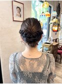 ヘアセット/ヘアアレンジ/お呼ばれヘア/結婚式ヘア/髪質改善