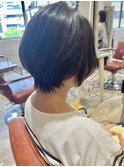 えりあし軽めなふんわりショートボブ　【大森】