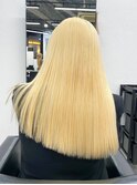 グレーベージュ_レイヤーロング_ケラチントリートメント髪質改善