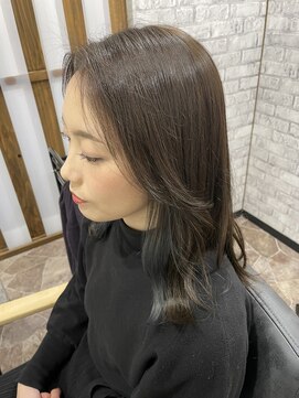 イリエ 川口(irier) イヤリングカラー☆オリーブベージュ