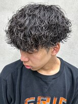 ダズルヘアーエイチ(DAZZLE hair H)&nbsp;シャドーパーマツイストスパイラルフェザー波巻きプードル
