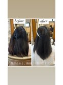 【ロング×うねりが気になる方】髪質改善縮毛矯正￥30800～