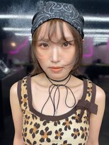 キジ(KIJI) レイヤーボブ/シースルバング/マットアッシュ/マットグレージュ