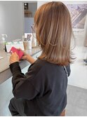 白髪ぼかしハイライト×3Dハイライト×ロブ×レイヤー