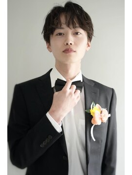 エル セルカ 高田馬場(el CERCA) 韓国フェザーニュアンスパーマ×シースルーマッシュ