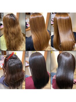 《髪質改善でお悩み解決！》髪質改善水素ストレートや最高級髪質改善シルクストレートでツヤ髪をお作り◎