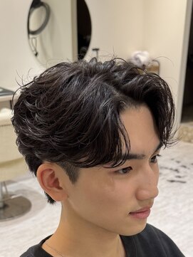 バース 梅田中崎町店(BIRTH) フェザーパーマニュアンスパーマセンターパート