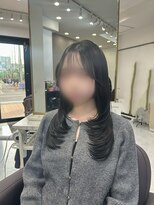 アイズ 横浜(IS) レイヤーカット/透明感カラー/ブリーチなし/横浜