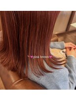 ヘアードレス ル レーヴ(hair dress Le reve)&nbsp;ピンクブラウンカラー