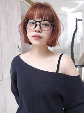 サイン 韓国ボブ 渋谷(SIGN) 韓国ボブレイヤーボブ渋谷タッセルボブお洒落なレイヤーカット