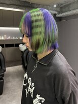 ロテサカエ(Lote.Sakae)&nbsp;着物ヘア/大人ガーリー/ダークアッシュ/似合わせカット/名古屋