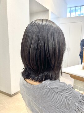 シュヴー 浦安店(CHEVEUX) 【浦安】簡単アイロンで巻くだけくびれボブ×暗髪カラー