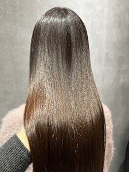 アノ 駒沢(ano)の写真/ダメージを抑えて叶える、憧れのうるツヤ髪へ。うねり・パサつき・広がりをケアしながら自然な仕上りへ。