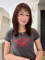 アトロ(Atoro)&nbsp;ザクザクオン眉×フェイスレイヤーで甘さと個性的ヘア