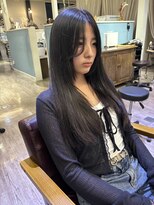ペッツショコラ(PETZ chocolat) レイヤーカット ロング 黒髪 トリートメント