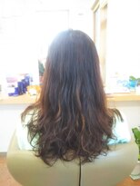 ミナル美容室 ウェーブヘアー