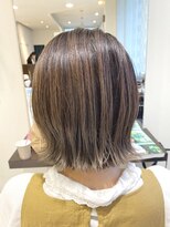 アメイジングヘアー 美沢店(AMAZING HAIR) 【AMAZING HAIR 美沢店/五十嵐】外ハネボブ×透明感ベージュ