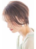 耳かけショート × なじむハイライト/20代30代40代