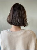 シアーグレージュ×ボブ