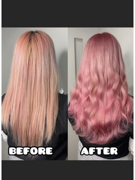 ボアップ 新居浜店(boappu) #プルエクステ #カラー #ケアブリーチ #髪質改善 #ハイトーン