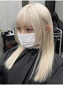 【GEEKS渋谷】ホワイトブロンド/10代20代/ムラシャンのみ